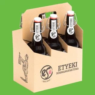 Foci sörválogatás - 6 db etyeki kézműves élősör - webshop rendelés