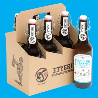 Etyeki sörválogatás uraknak - 12 db etyeki kézműves élősör - webshop rendelés