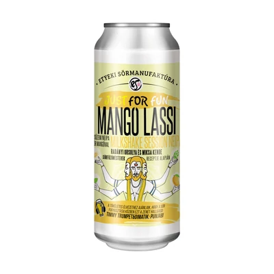 0,44 l Aludobozos - Just For Fun MANGÓ LASSI MILKSHAKE SESSION NEIPA