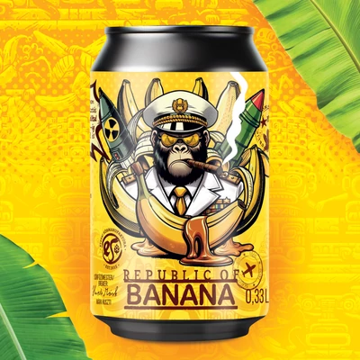 Republic of Banana smoothie sour ale banánnal és karamellel 0,33 l dobozos