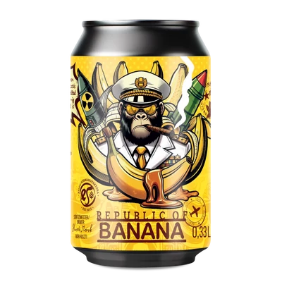 Republic of Banana smoothie sour ale banánnal és karamellel 0,33 l dobozos