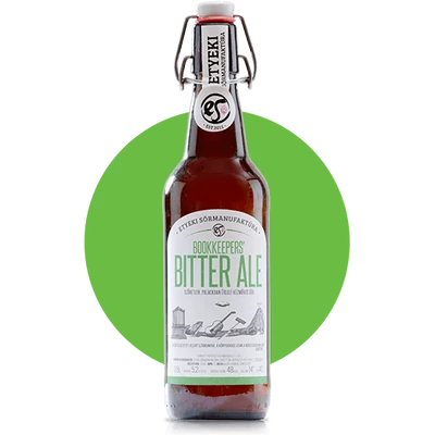 Bookkeepers Bitter Ale - Kézműves etyeki élősör - webshop rendelés